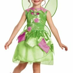 Disguise Tinker Bell Classic Girls Costume With Wings Costumes