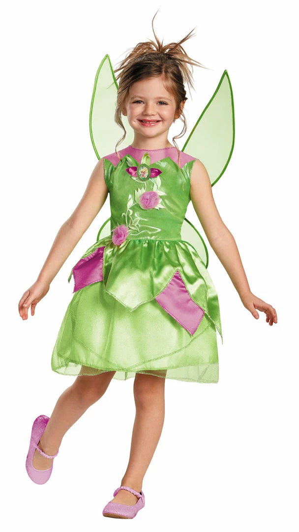 Disguise Tinker Bell Classic Girls Costume With Wings Costumes 3 Disguise Tinker Bell Classic Girls Costume With Wings Costumes