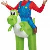 Disguise Super Mario Mario Riding Yoshi Child Inflatable Costume Costumes 1 Disguise Super Mario Mario Riding Yoshi Child Inflatable Costume Costumes
