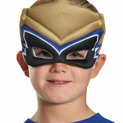 Disguise TV & Movie Costumes Power Rangers Gold Ranger Dino Puffy Childs Mask