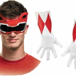 Disguise Power Rangers Red Ranger Adult Accessory Kit TV & Movie Costumes