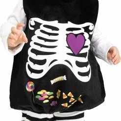 Fun World Skelly Belly Baby Costume, 0-24mo Costumes