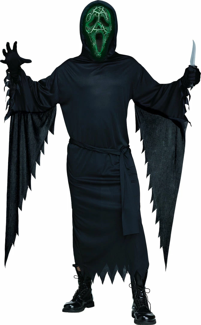Fun World Costumes Scream Smoldering Ghost Face Licensed Adult Costume 3 Fun World Costumes Scream Smoldering Ghost Face Licensed Adult Costume