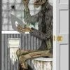 Fun World Zombie Toilet Door Cover Decorations & Props 2 Fun World Zombie Toilet Door Cover Decorations & Props