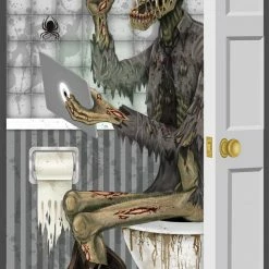 Fun World Zombie Toilet Door Cover Decorations & Props