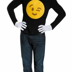 Disguise Emoticon Wink Emoji Adult Kit