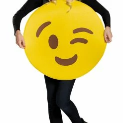 Disguise Costumes Emoticon Wink Emoji Adult Costume