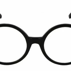 Morris Costumes Glasses Professor Black Clear