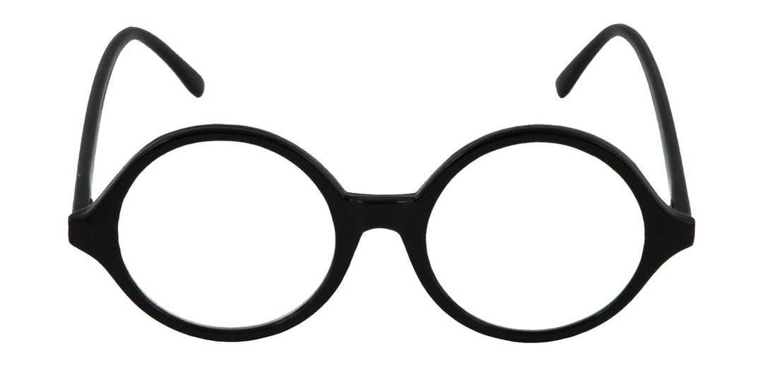 Morris Costumes Glasses Professor Black Clear 3 Morris Costumes Glasses Professor Black Clear