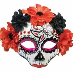 Forum Novelties Day Of Dead Skull Female Mask Masks