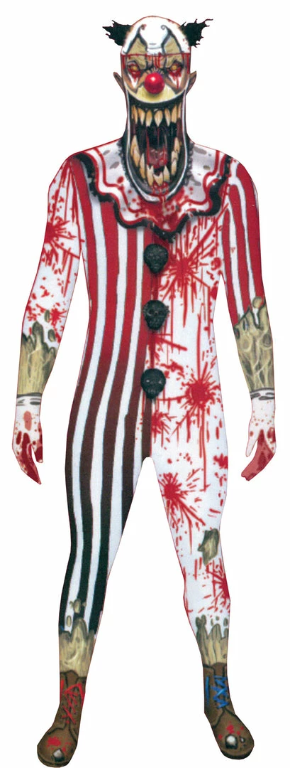 Morphsuits Men's Jaw Dropper Clown Morphsuit Costumes 3 Morphsuits Men's Jaw Dropper Clown Morphsuit Costumes