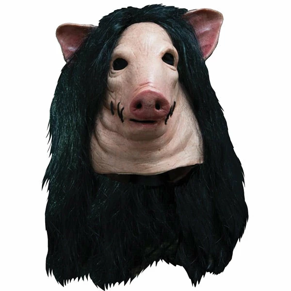 Trick Or Treat Studios Horror Movie Costumes Saw Official Pig Mask 3 Trick Or Treat Studios Horror Movie Costumes Saw Official Pig Mask