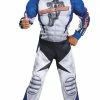 Disguise Motorcycle Rider Motocross Muscle Child & Toddler Costume & Helmet