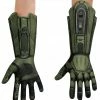 Disguise Video Game Costumes Halo Master Chief Gloves Adult 2 Disguise Video Game Costumes Halo Master Chief Gloves Adult