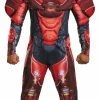 Disguise Halo Infinite Red Spartan Muscle Small Adult Teen Costume & Helmet Costumes