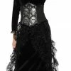Underwraps Women's Dark Mistress Gothic Black Costume