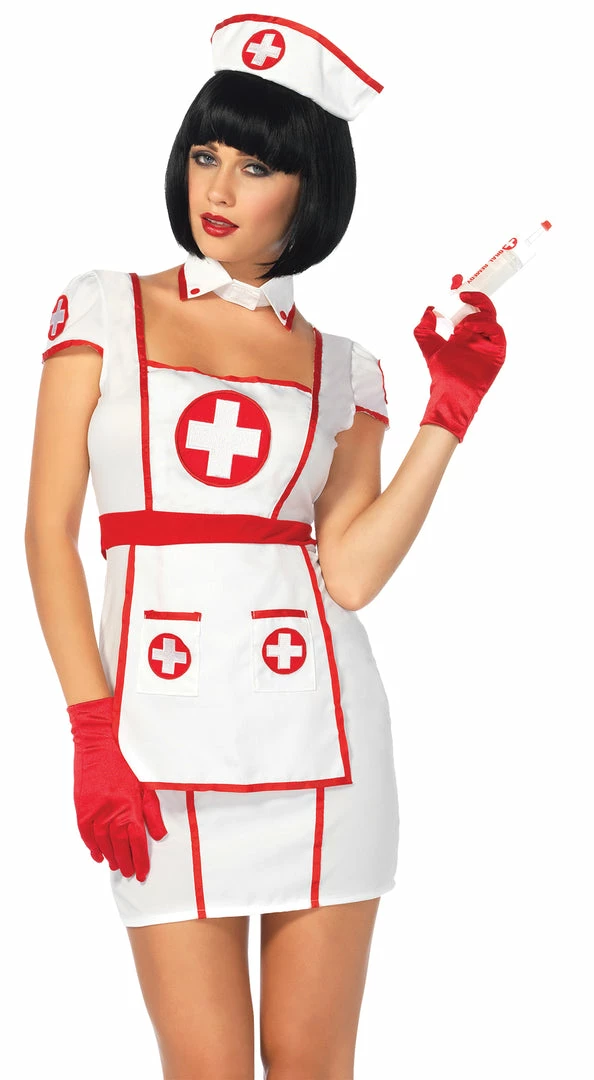 Leg Avenue Women's Hospital Heartbreaker Nurse Costume 3 Leg Avenue Women's Hospital Heartbreaker Nurse Costume