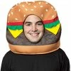 Rasta Imposta Cheeseburger Open Face Mask/Hat