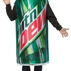 Rasta Imposta Mountain Dew Get Real Can Adult Costume