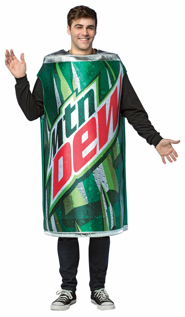 Rasta Imposta Mountain Dew Get Real Can Adult Costume 3 Rasta Imposta Mountain Dew Get Real Can Adult Costume