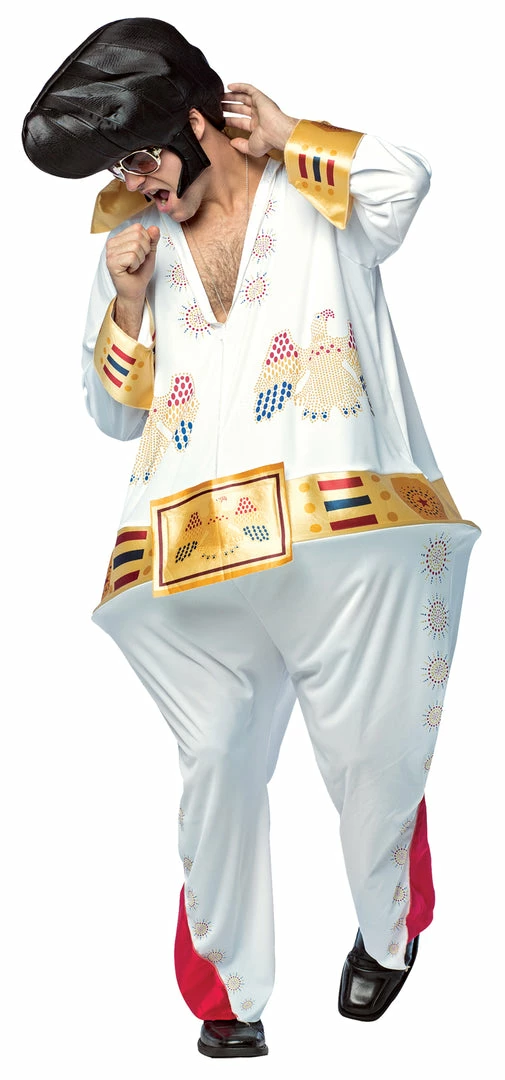 Rasta Imposta Elvis The King Adult Hoopster Costume 3 Rasta Imposta Elvis The King Adult Hoopster Costume