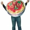 Rasta Imposta Costumes Spaghetti And Meatballs Bowl Adult Costume