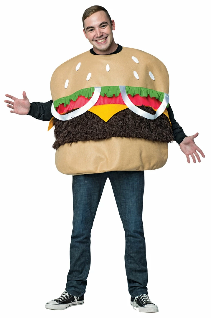Rasta Imposta Costumes Fur Burger Adult Costume 3 Rasta Imposta Costumes Fur Burger Adult Costume