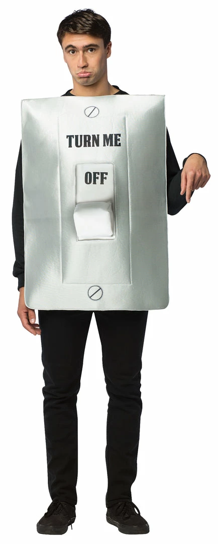 Rasta Imposta Costumes Turn Me On Lightswitch Adult Costume 3 Rasta Imposta Costumes Turn Me On Lightswitch Adult Costume