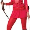 InCharacter Costumes Women's Red Warrior Huntress Costume