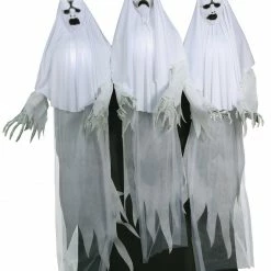 Seasonal Visions Decorations & Props Haunting Ghost Trio Animated 6 Foot Prop