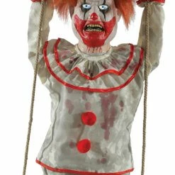 Seasonal Visions Swinging Happy Clown Doll Animated Prop Decorations & Props