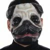 Seasonal Visions Pug Dog Plastic Face Mask
