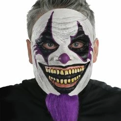 Seasonal Visions Bearded Clown Mask Masks