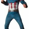 Rubie's Captain America, Deluxe Muscle Adult Costume Costumes