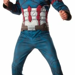 Rubie's Captain America, Deluxe Muscle Adult Costume Costumes