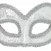 Forum Novelties Venetian Glasses Silver Masks