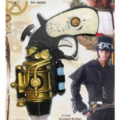 Forum Novelties Accessories Steampunk Revolver