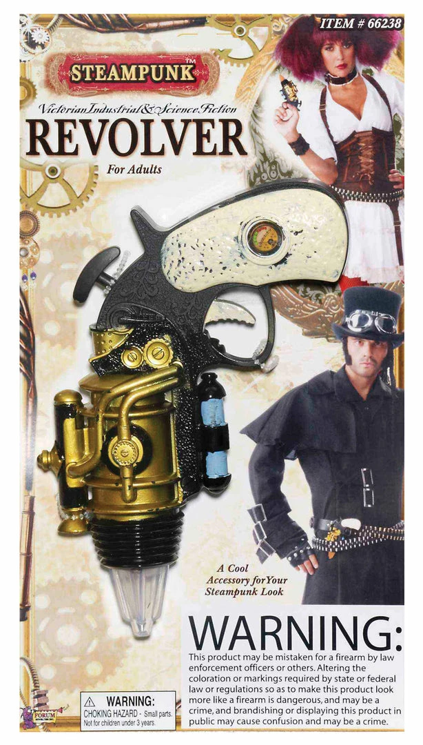 Forum Novelties Accessories Steampunk Revolver 3 Forum Novelties Accessories Steampunk Revolver