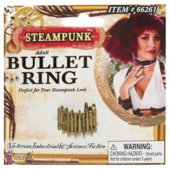 Forum Novelties Sci-Fi Costumes Steampunk Bullet Ring