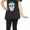 Fun World Day Of The Dead Child Sugar Skull Romper Costumes
