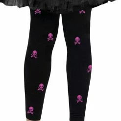 Fun World Tights Footless Bones