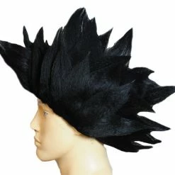 Lacey Wigs Clown Spike Black Wig, B918y Black