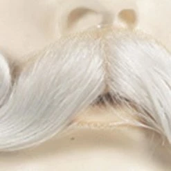 Lacey Wigs Wigs & Beards Santa Moustache, M77 Full Curl Blend