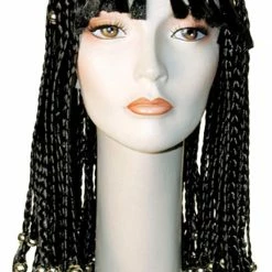 Lacey Wigs Cleopatra Braided Wig With Gold Beads Wigs & Beards