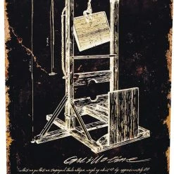 Sunstar Decorations & Props Guillotine Canvas Print W-ofrm