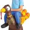 Gemmy Costumes Inflatable Christmas & Thanksgiving Turkey Rider Adult Costume