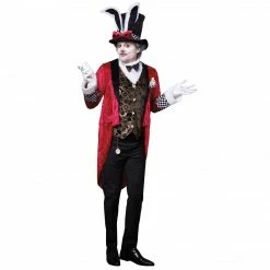 Dreamgirl Costumes Men's White Rabbit Adult Costume