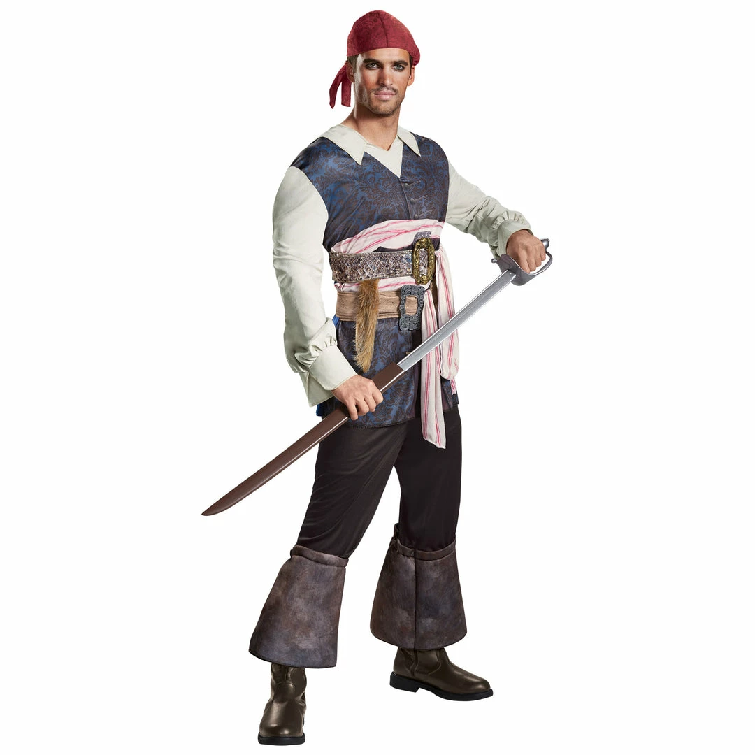 Disguise Costumes Pirates Of The Caribbean 5 Men's Captain Jack Sparrow Adult Costume 3 Disguise Costumes Pirates Of The Caribbean 5 Men's Captain Jack Sparrow Adult Costume
