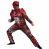 Disguise Costumes Power Rangers Retro Red Ranger Muscle Adult Men's Costume