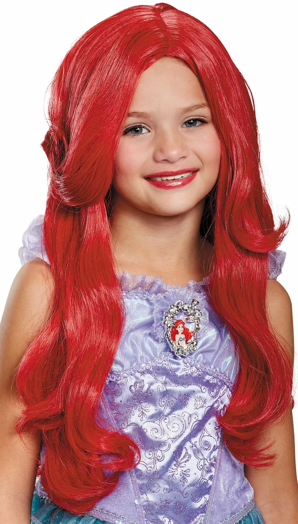 Disguise TV & Movie Costumes The Little Mermaid Ariel Girls Deluxe Child Princess Wig 3 Disguise TV & Movie Costumes The Little Mermaid Ariel Girls Deluxe Child Princess Wig